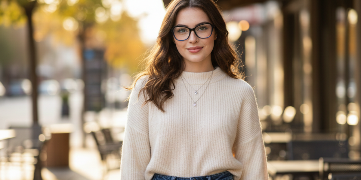 Full Rim Cat Eye Classic Eyeglasses