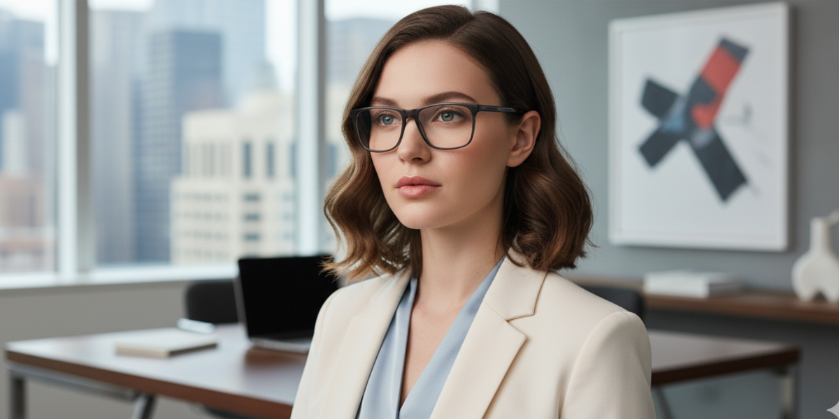 Full Rim Rectangle Classic Eyeglasses
