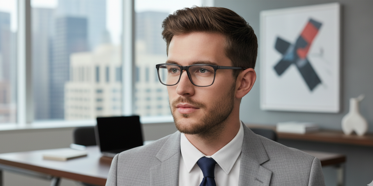 Full Rim Rectangle Classic Eyeglasses
