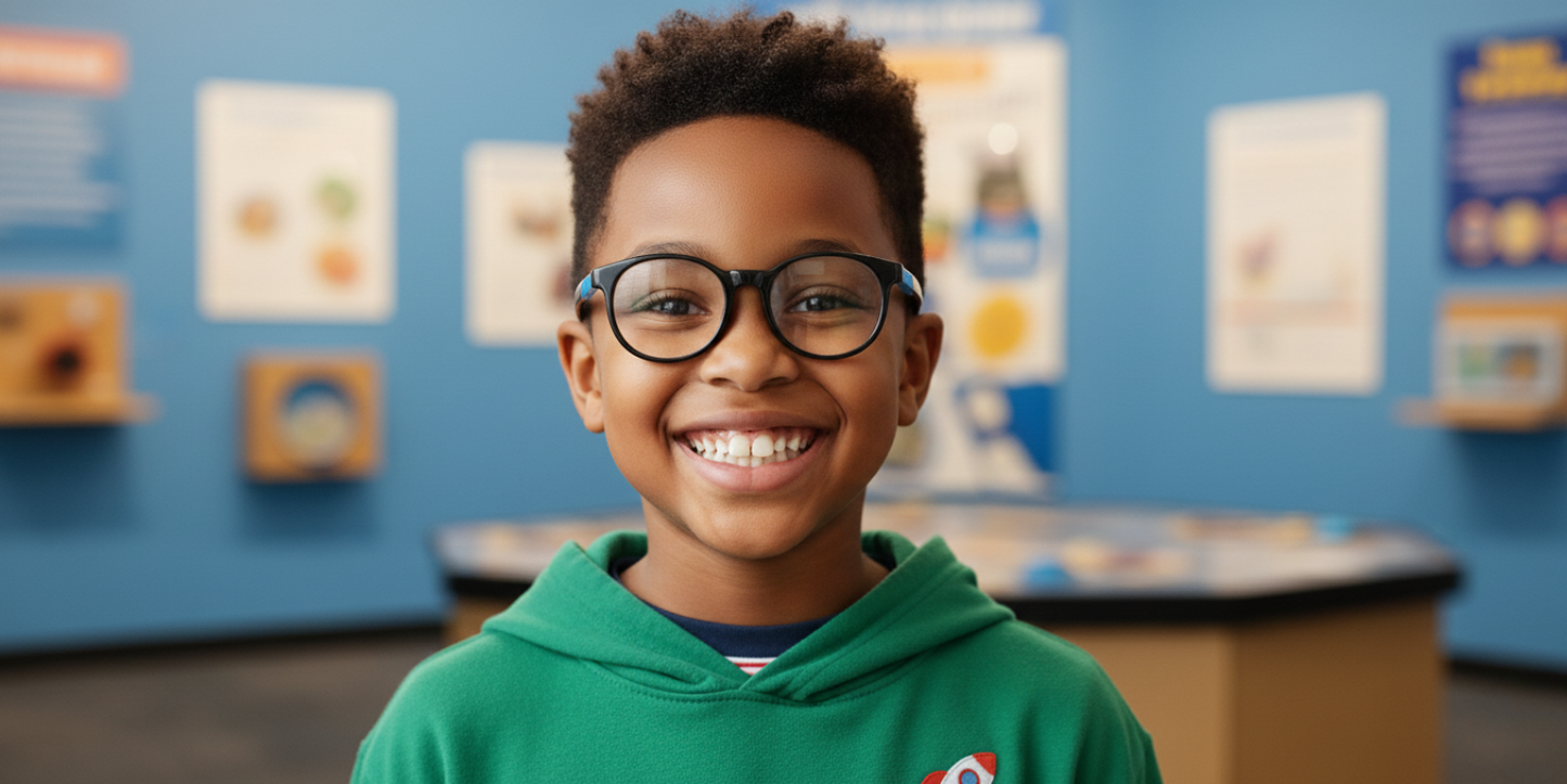 Full Rim Round Magneto Classic Kids Eyeglasses