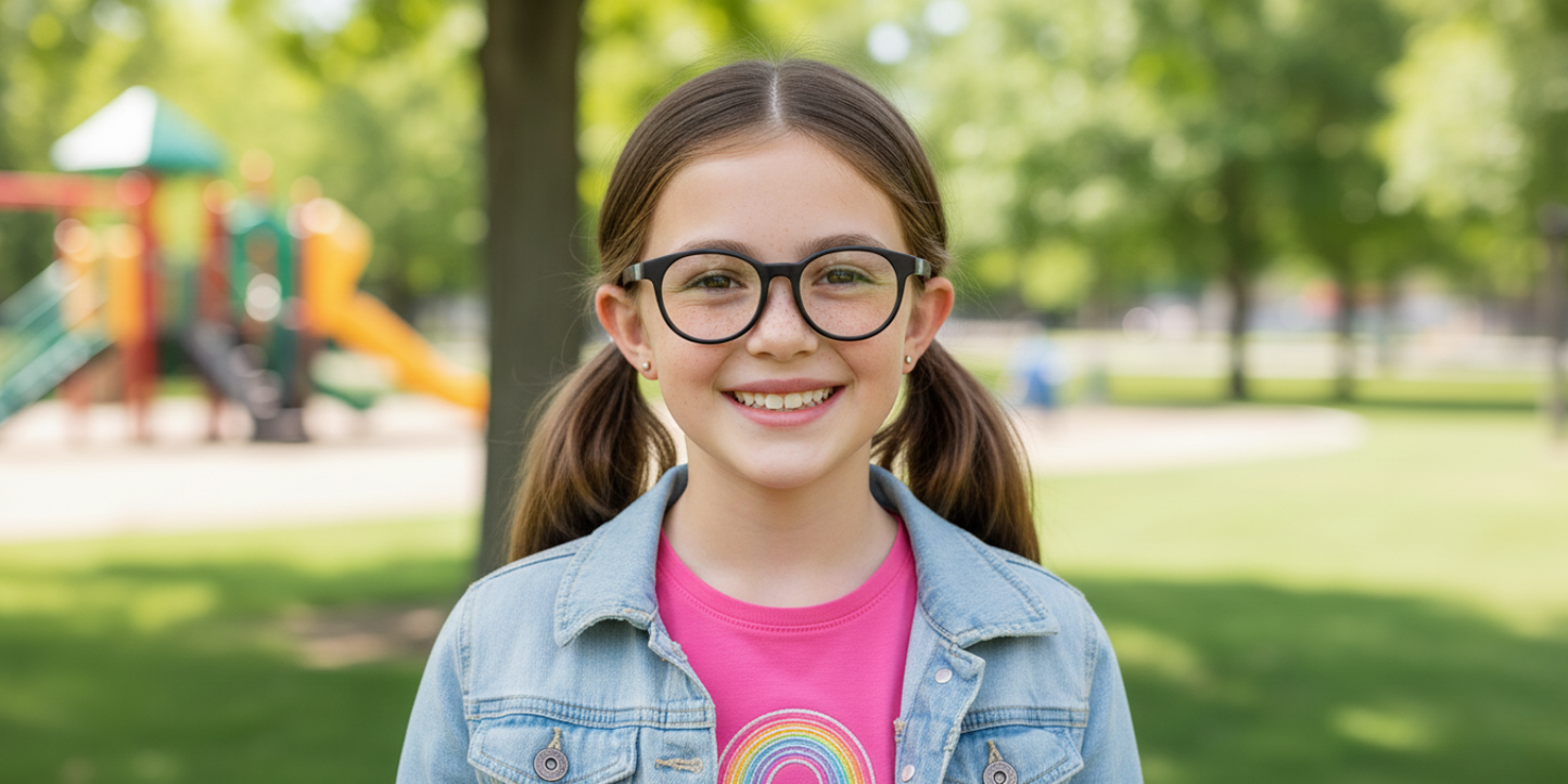 Full Rim Round Magneto Classic Kids Eyeglasses