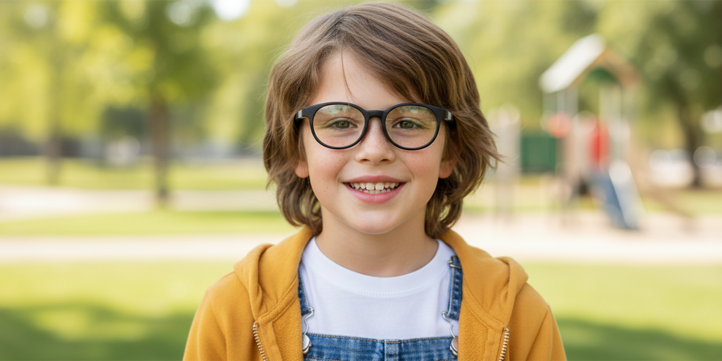 Full Rim Round Magneto Classic Kids Eyeglasses