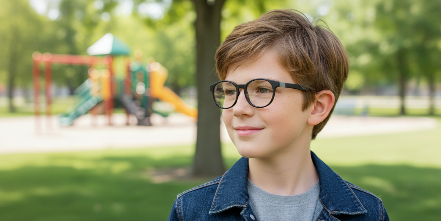 Full Rim Round Magneto Classic Kids Eyeglasses