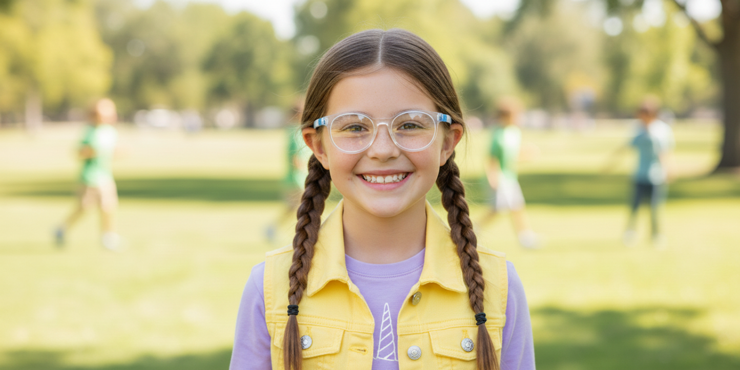 Full Rim Round Magneto Classic Kids Eyeglasses