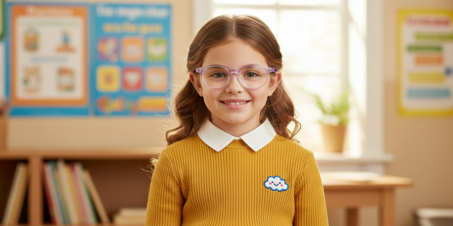 Full Rim Round Magneto Classic Kids Eyeglasses