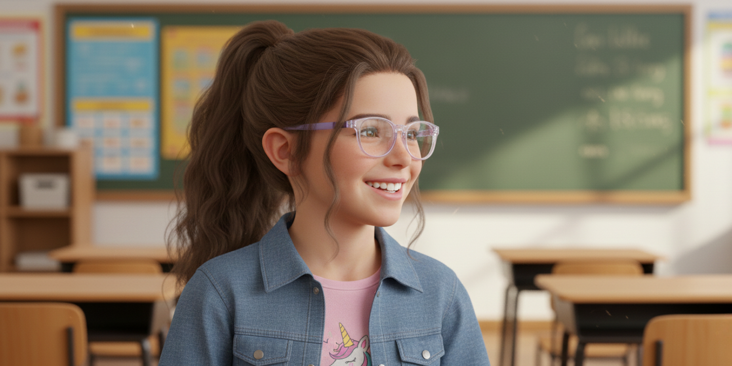 Full Rim Round Magneto Classic Kids Eyeglasses