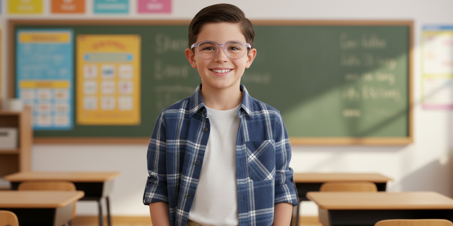 Full Rim Round Magneto Classic Kids Eyeglasses