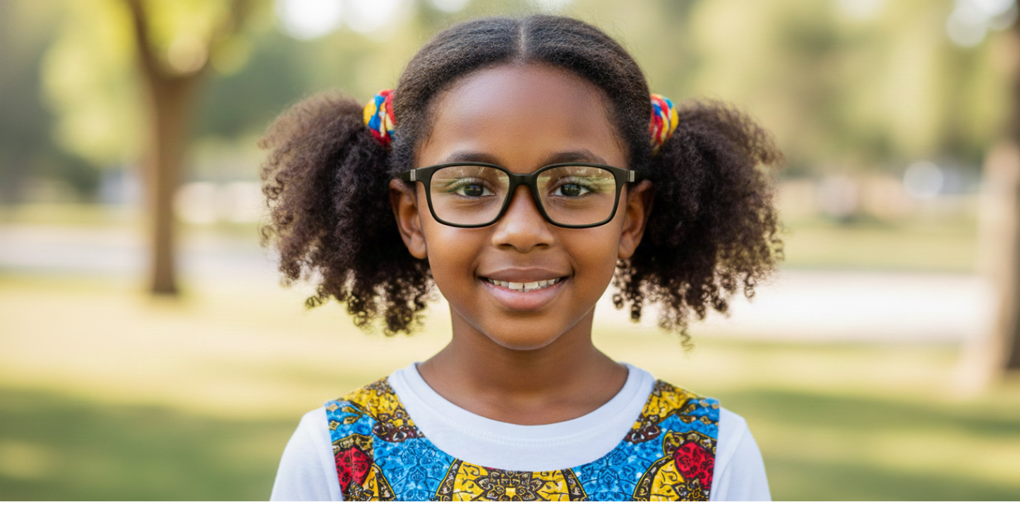 Full Rim Rectangle Magneto Classic Kids Eyeglasses