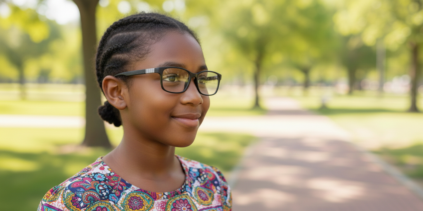 Full Rim Rectangle Magneto Classic Kids Eyeglasses
