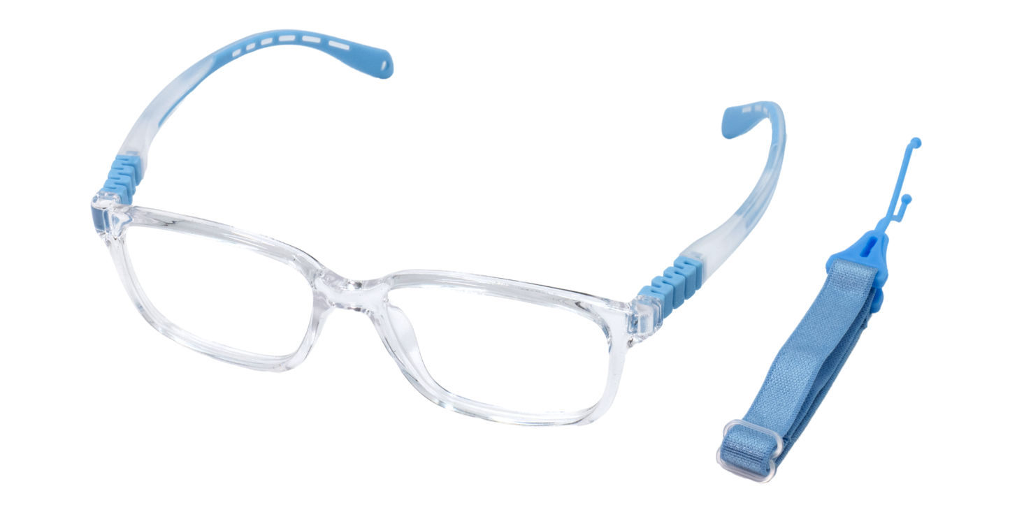 Full Rim Rectangle Magneto Classic Kids Eyeglasses