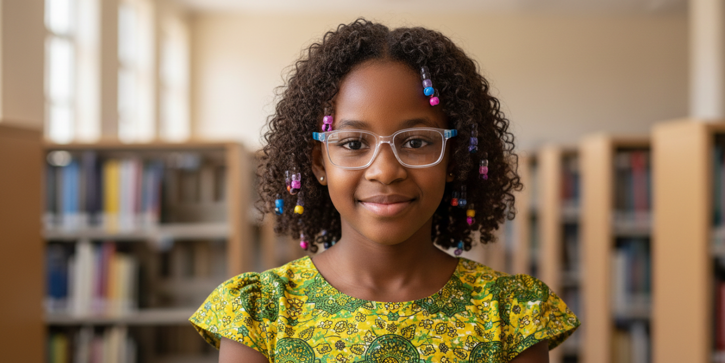 Full Rim Rectangle Magneto Classic Kids Eyeglasses