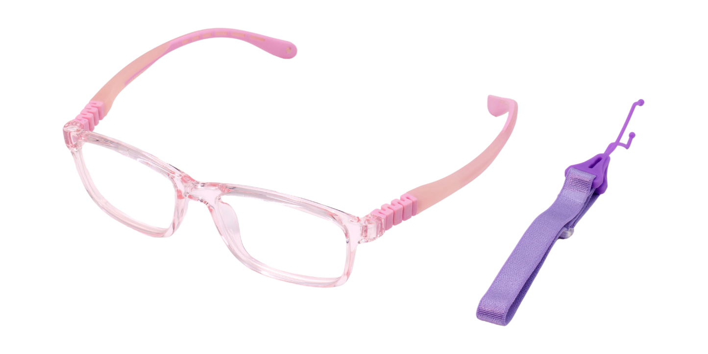 Full Rim Rectangle Magneto Classic Kids Eyeglasses
