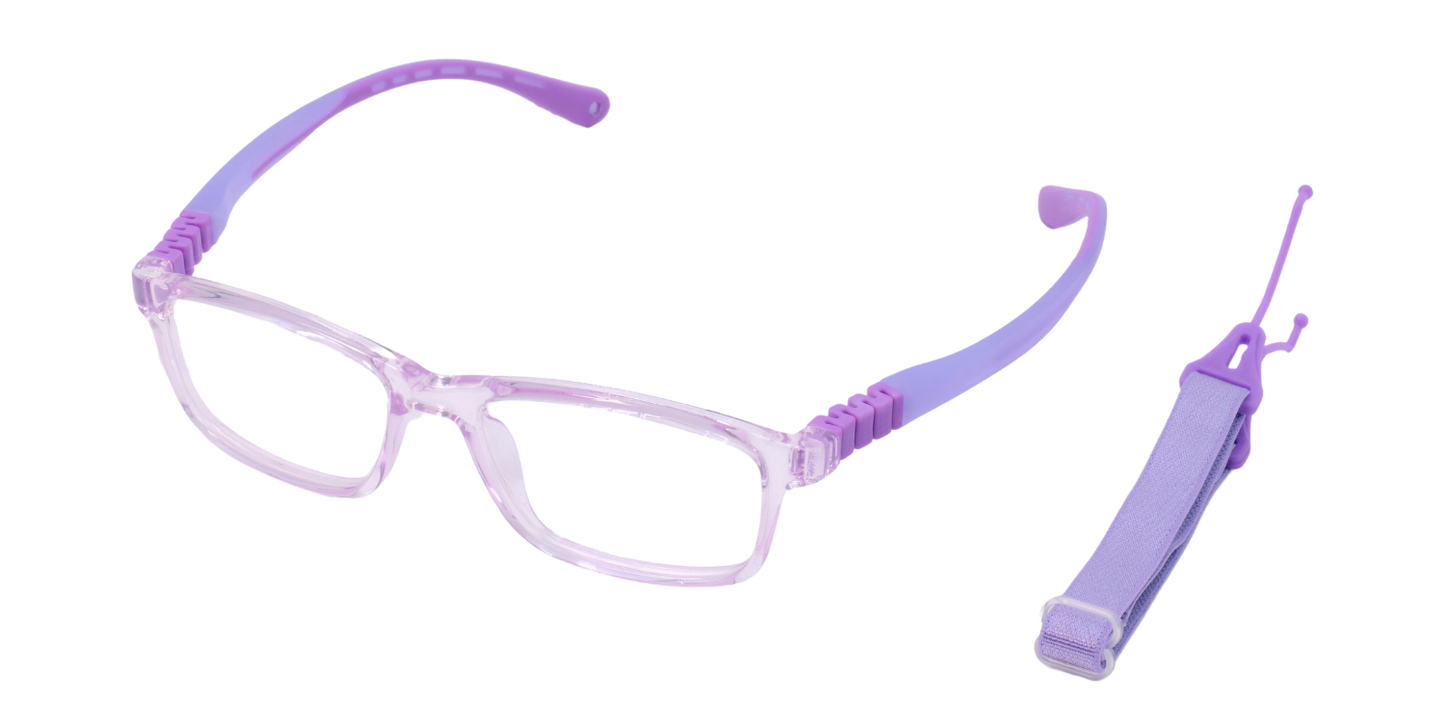 Full Rim Rectangle Magneto Classic Kids Eyeglasses