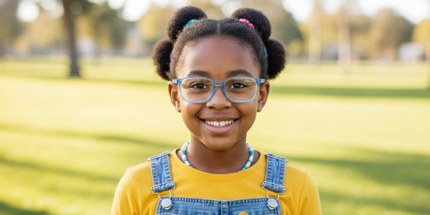 Full Rim Rectangle Magneto Classic Kids Eyeglasses