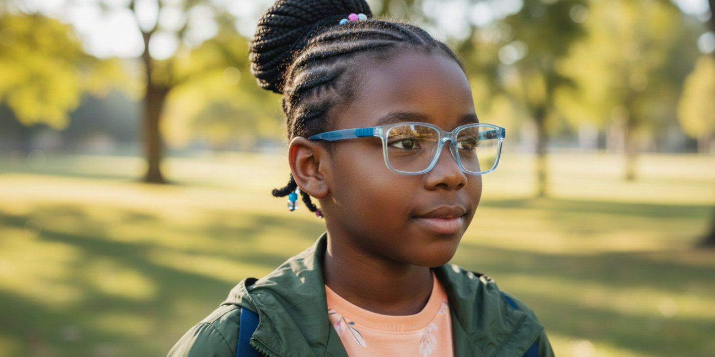 Full Rim Rectangle Magneto Classic Kids Eyeglasses