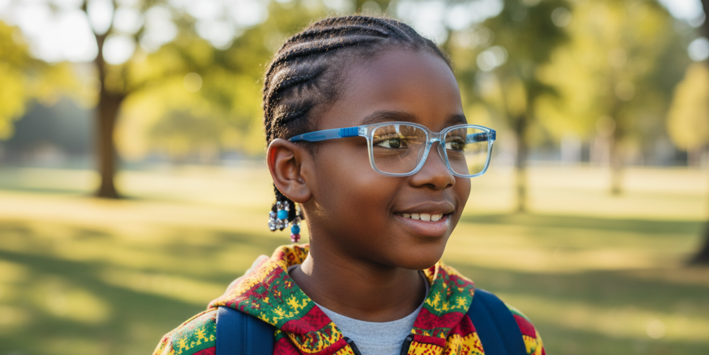 Full Rim Rectangle Magneto Classic Kids Eyeglasses