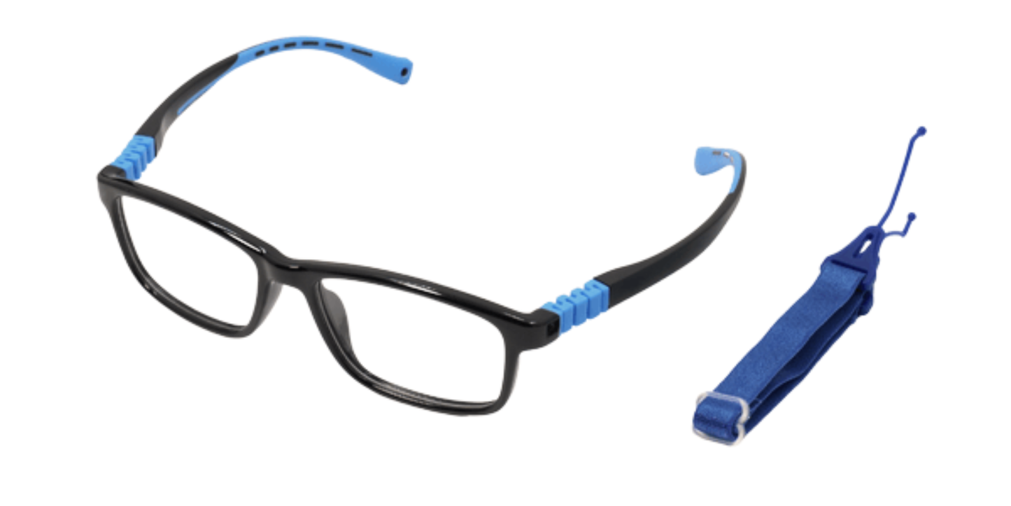 Full Rim Rectangle Magneto Classic Kids Eyeglasses