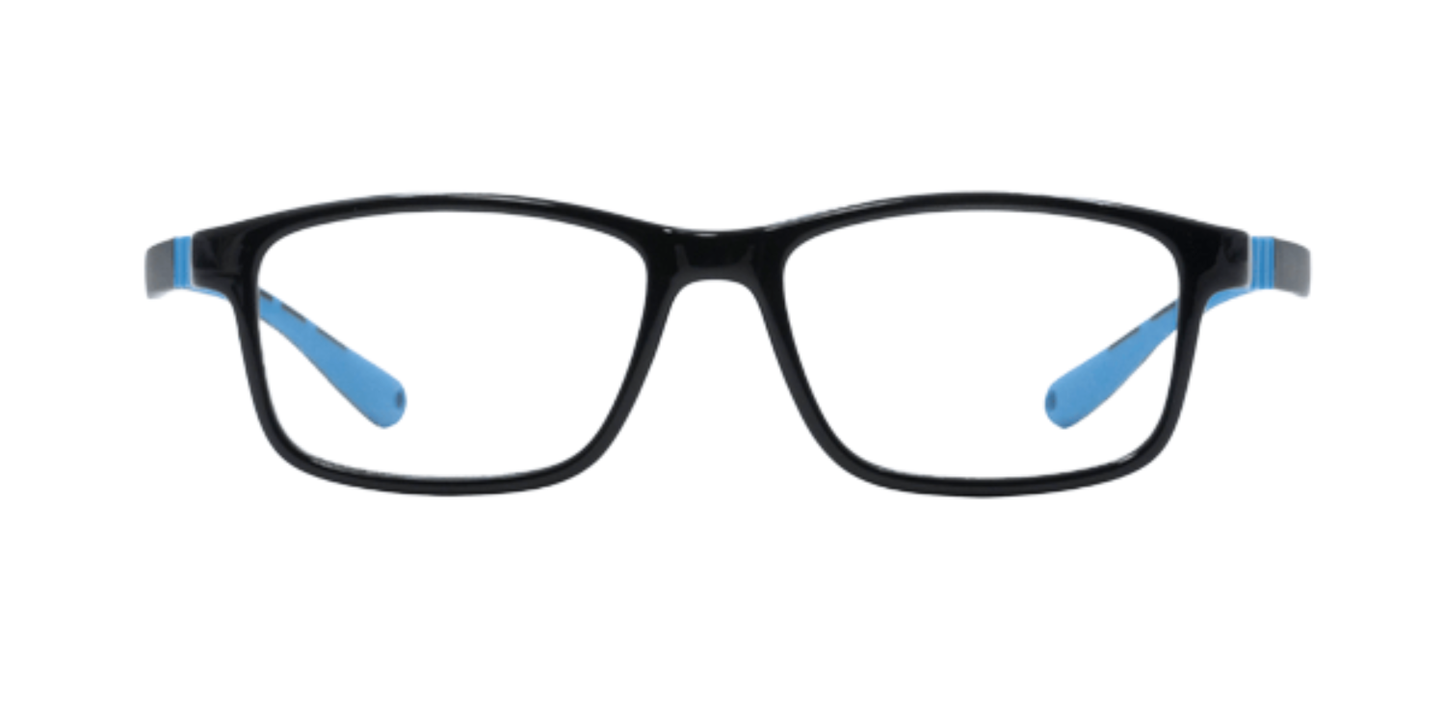 Full Rim Rectangle Magneto Classic Kids Eyeglasses