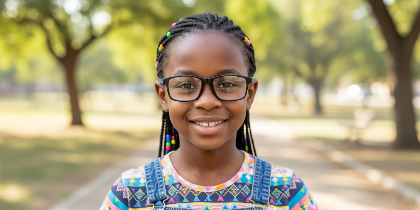 Full Rim Rectangle Magneto Classic Kids Eyeglasses