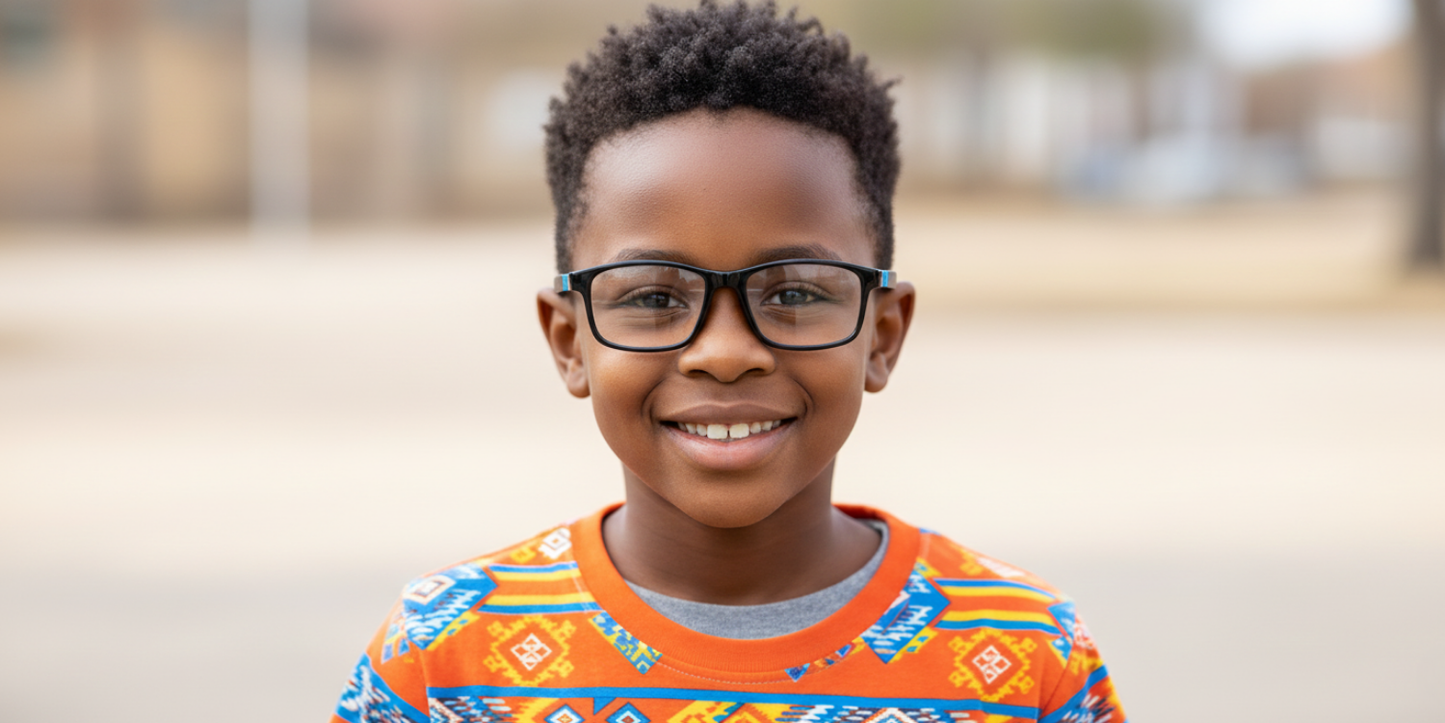 Full Rim Rectangle Magneto Classic Kids Eyeglasses