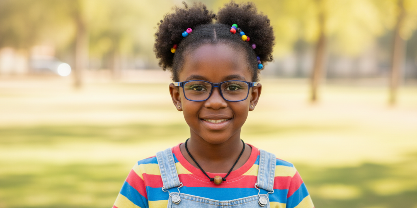 Full Rim Rectangle Magneto Classic Kids Eyeglasses
