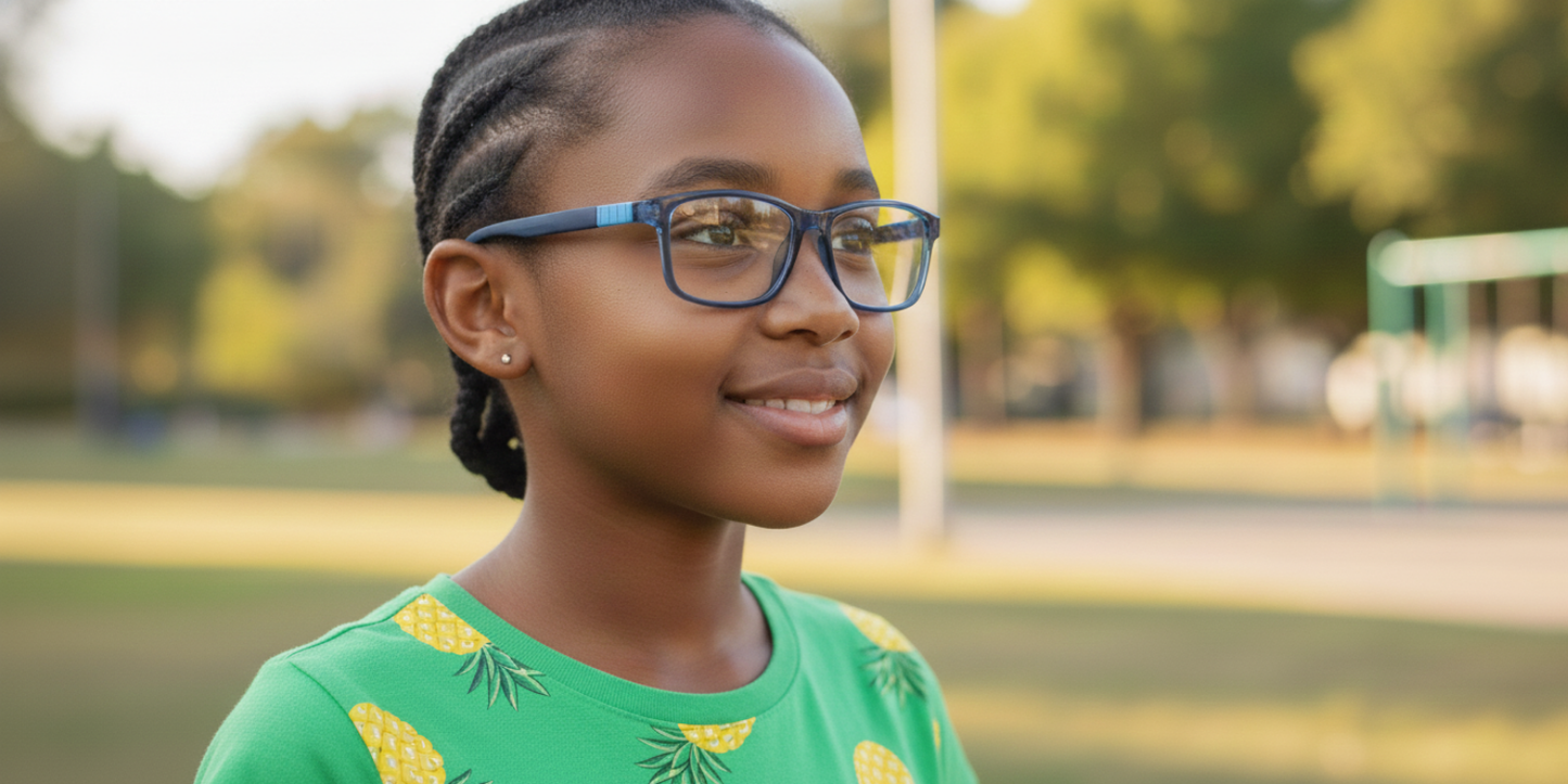 Full Rim Rectangle Magneto Classic Kids Eyeglasses
