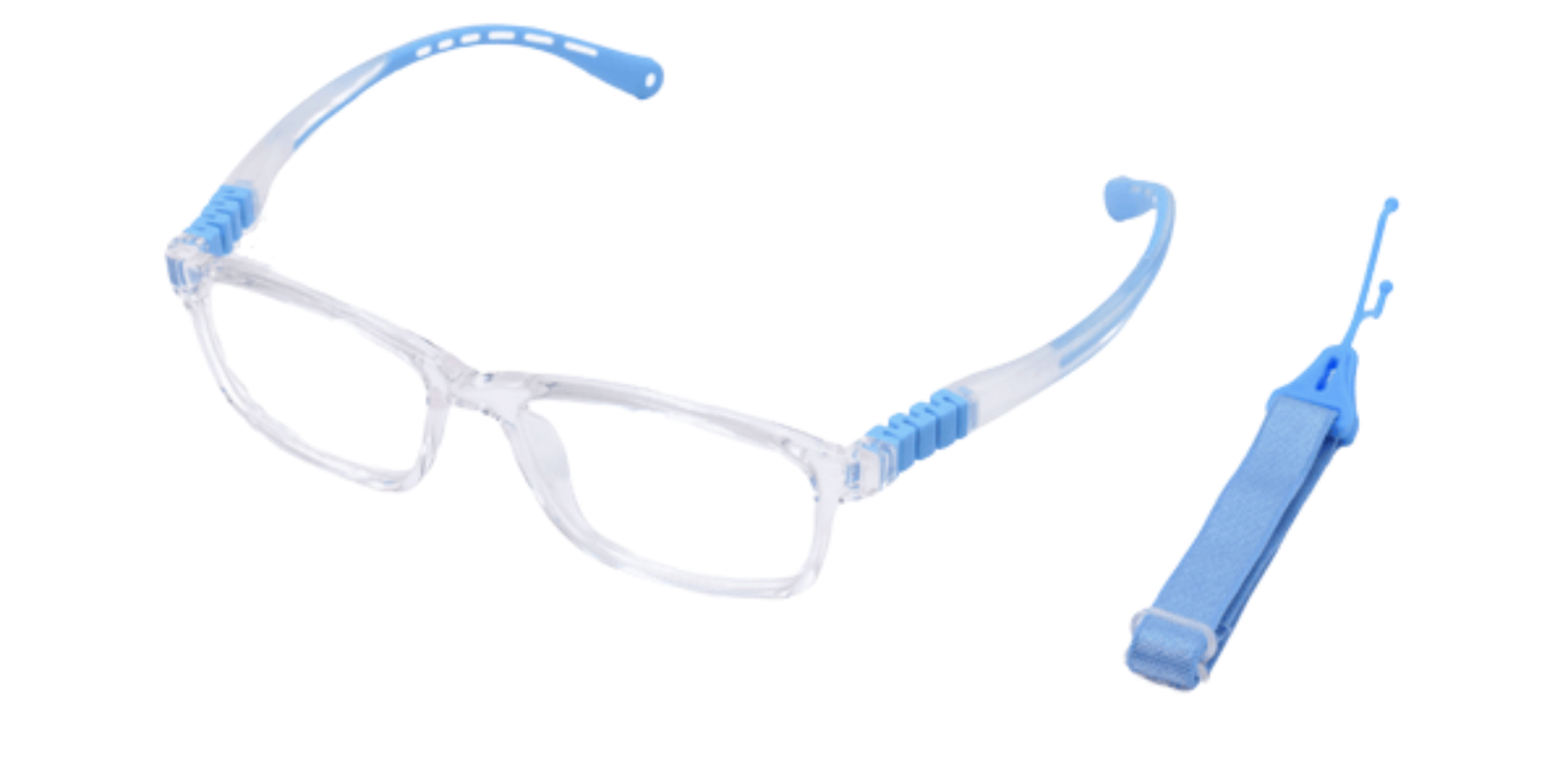 Full Rim Rectangle Magneto Classic Kids Eyeglasses