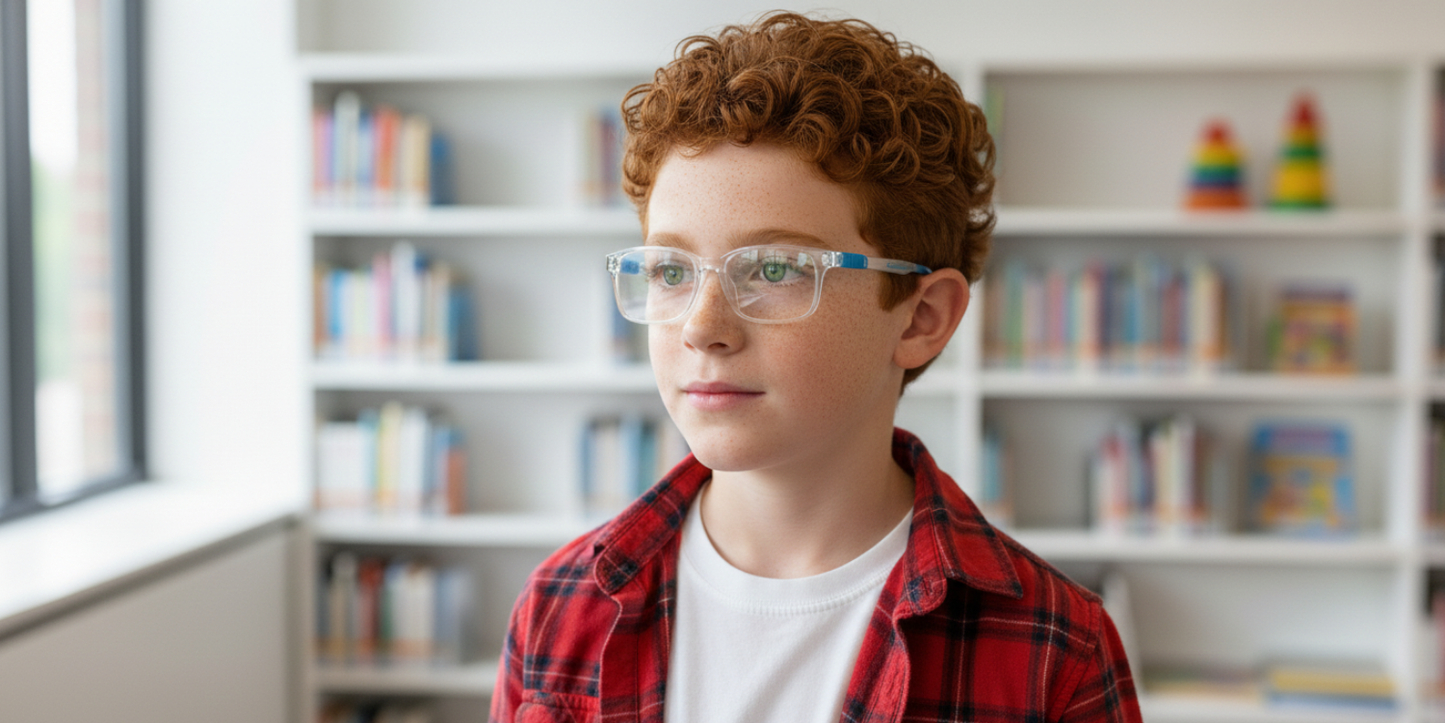 Full Rim Rectangle Magneto Classic Kids Eyeglasses