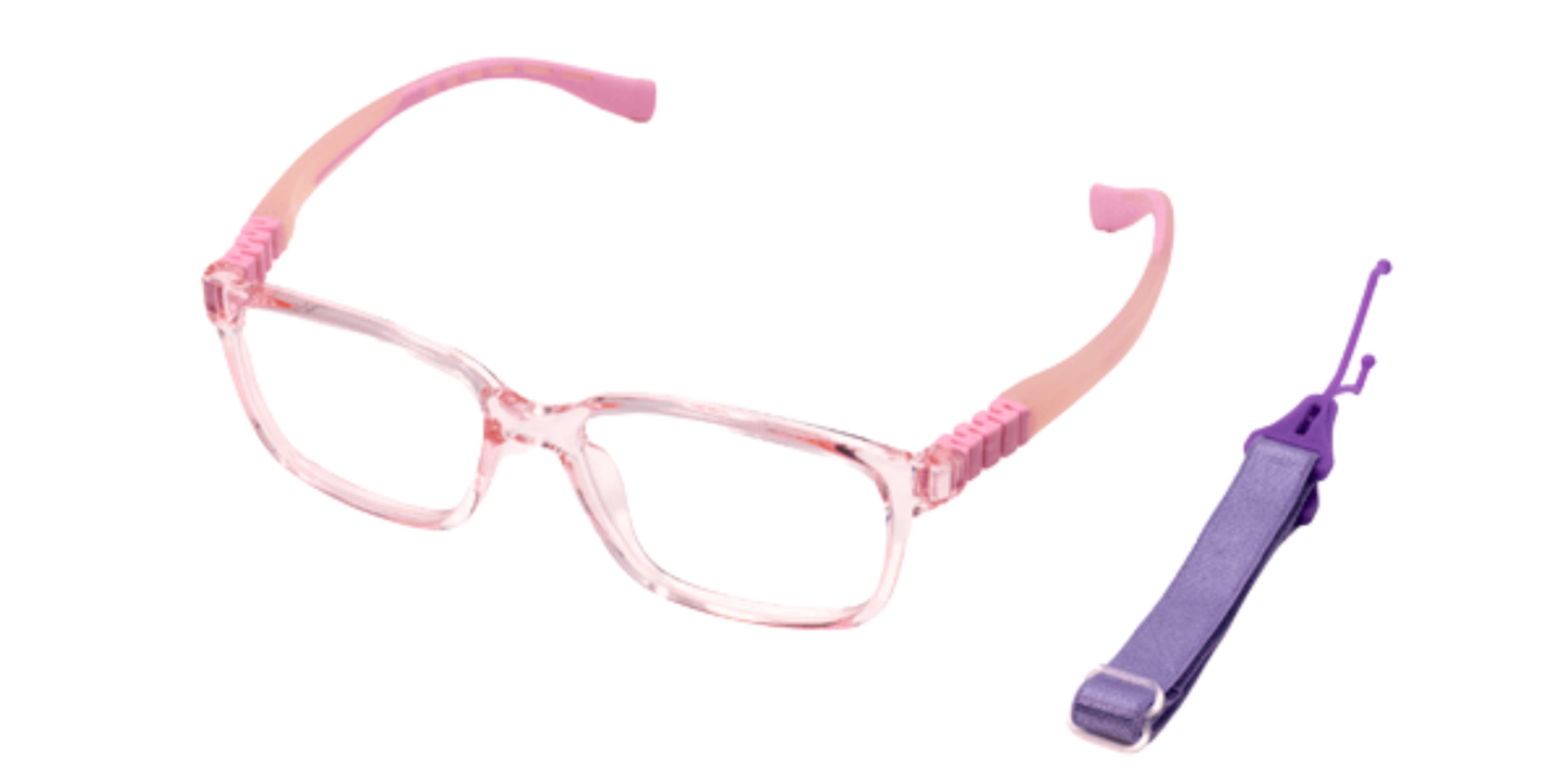 Full Rim Rectangle Magneto Classic Kids Eyeglasses