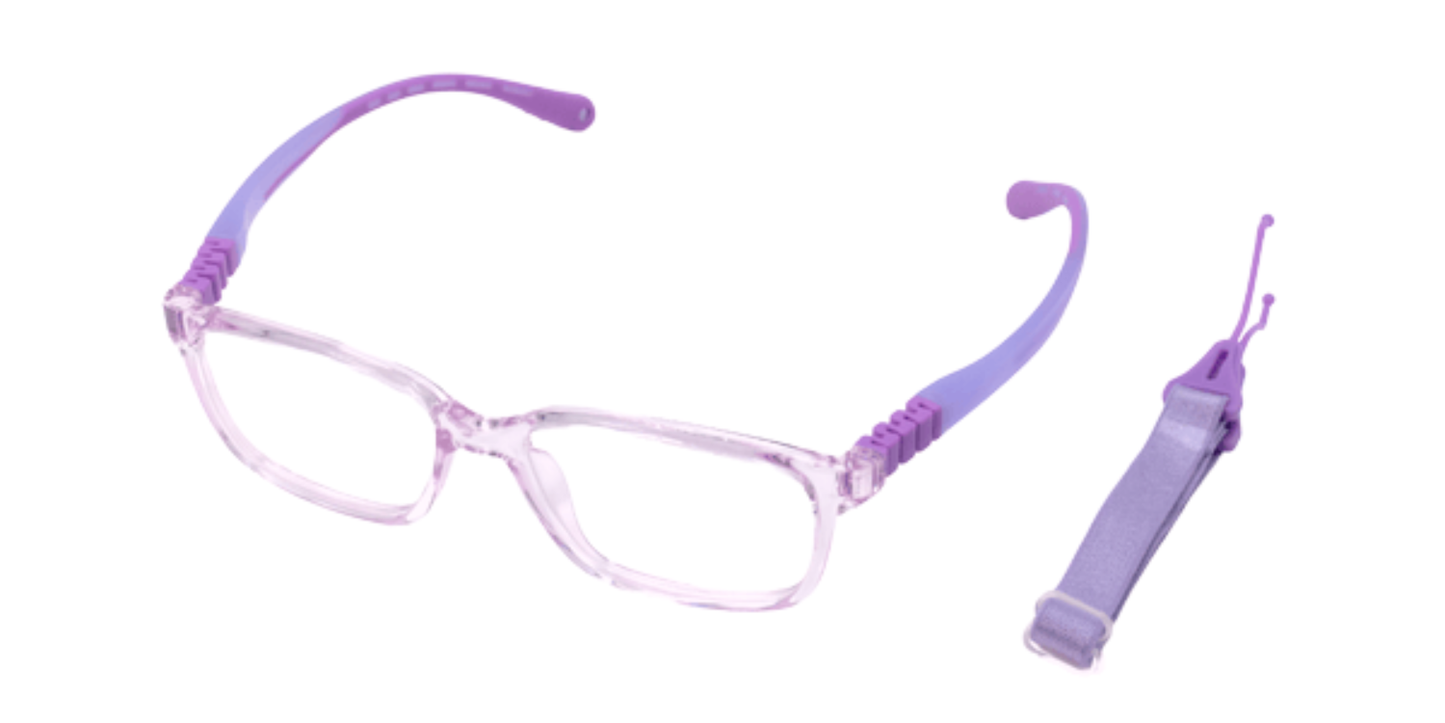 Full Rim Rectangle Magneto Classic Kids Eyeglasses
