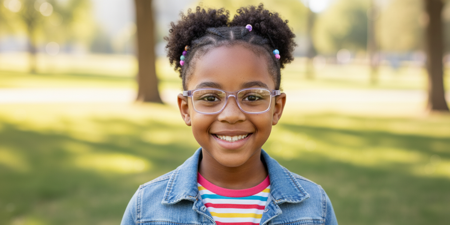 Full Rim Rectangle Magneto Classic Kids Eyeglasses