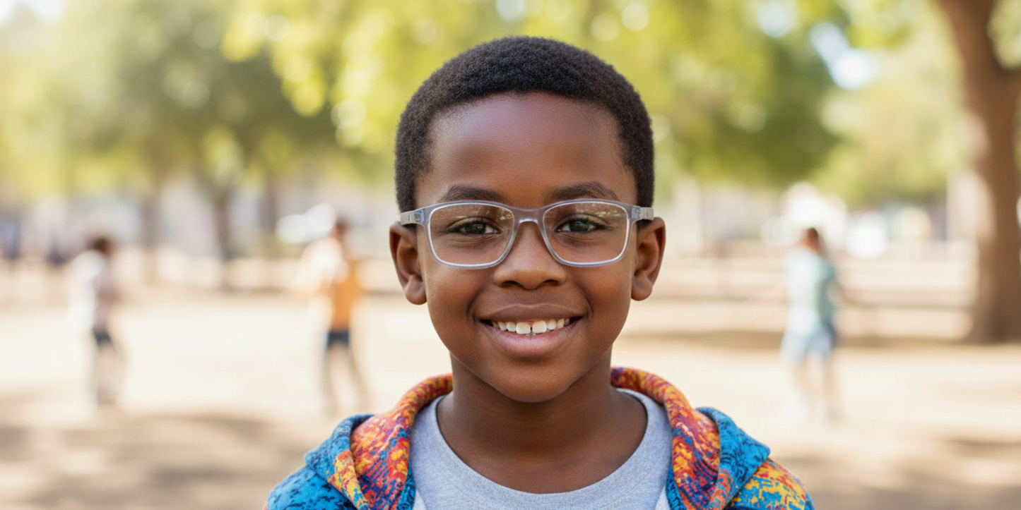 Full Rim Rectangle Magneto Classic Kids Eyeglasses