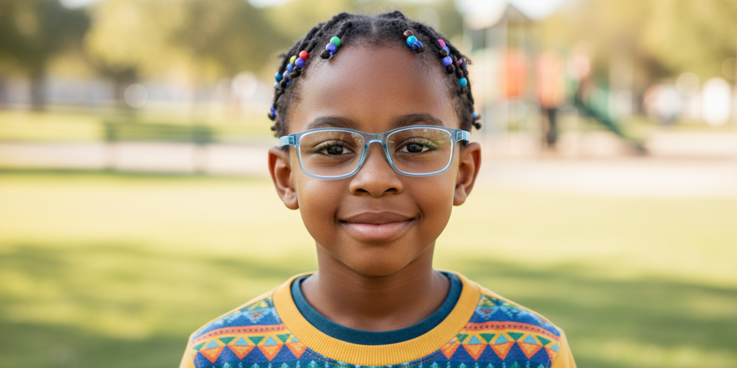Full Rim Rectangle Magneto Classic Kids Eyeglasses