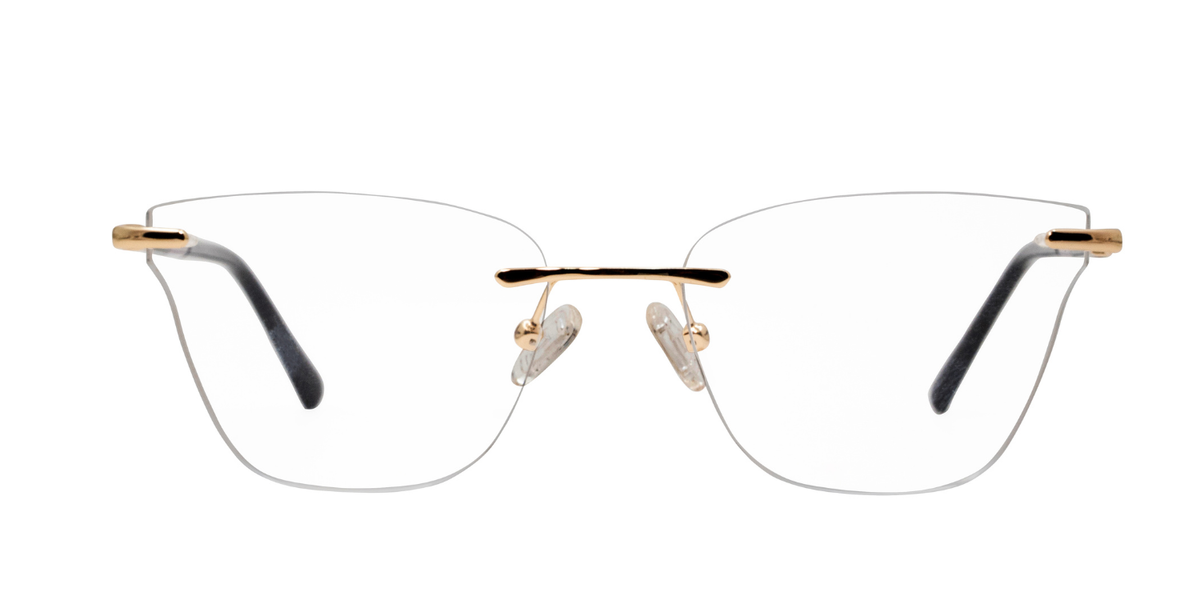 Rimless Cat Eye Premium Eyeglasses