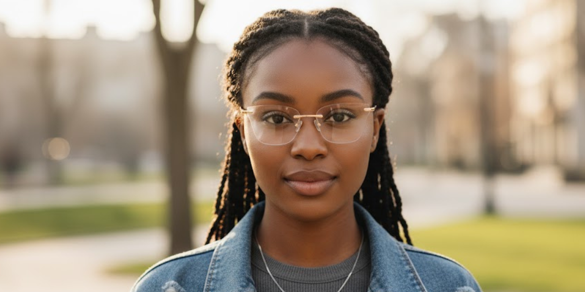 Rimless Cat Eye Premium Eyeglasses