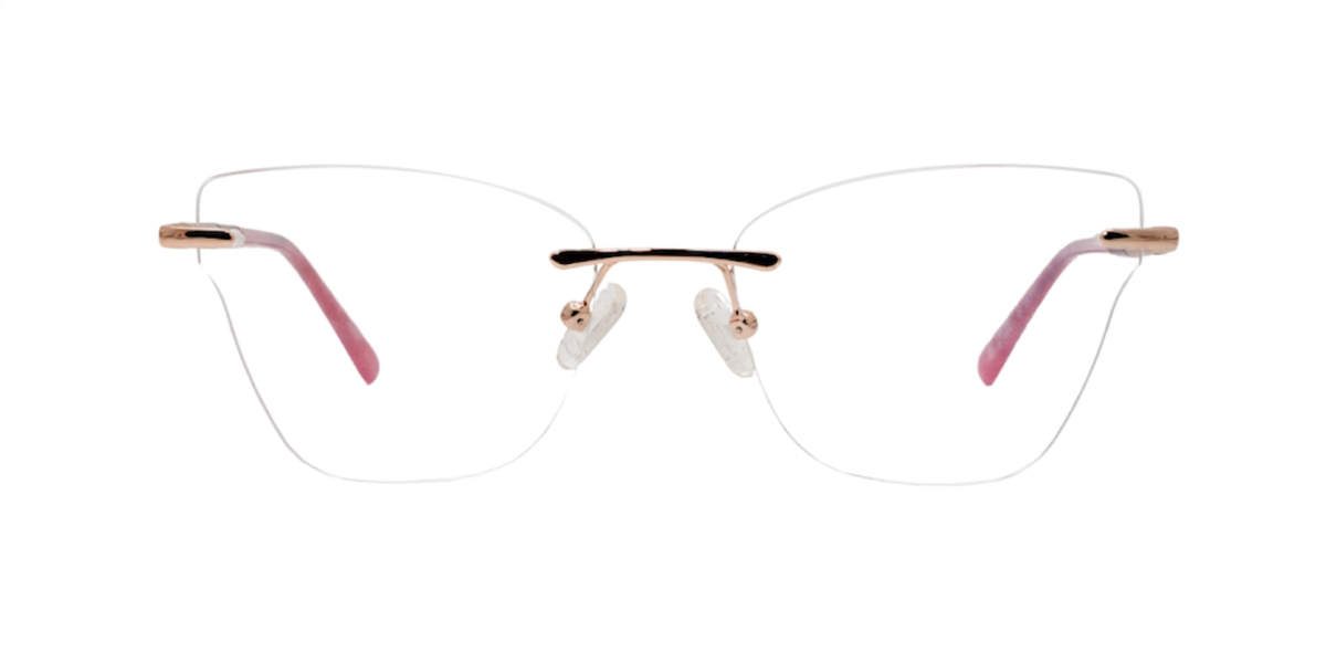 Rimless Cat Eye Premium Eyeglasses