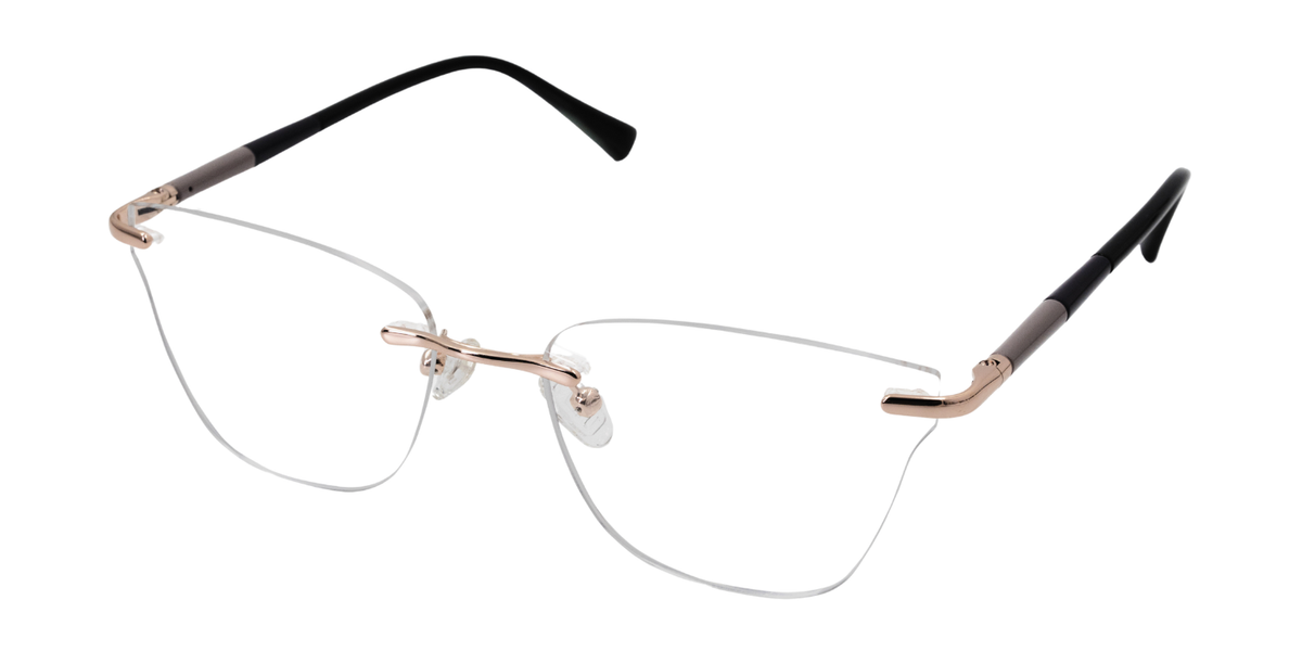 Rimless Cat Eye Premium Eyeglasses