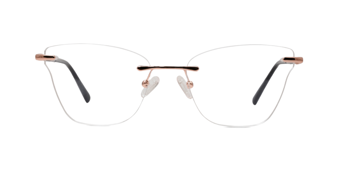 Rimless Cat Eye Premium Eyeglasses