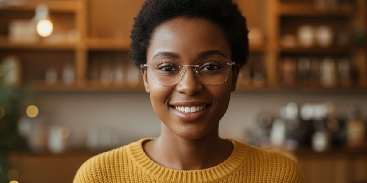Rimless Cat Eye Premium Eyeglasses