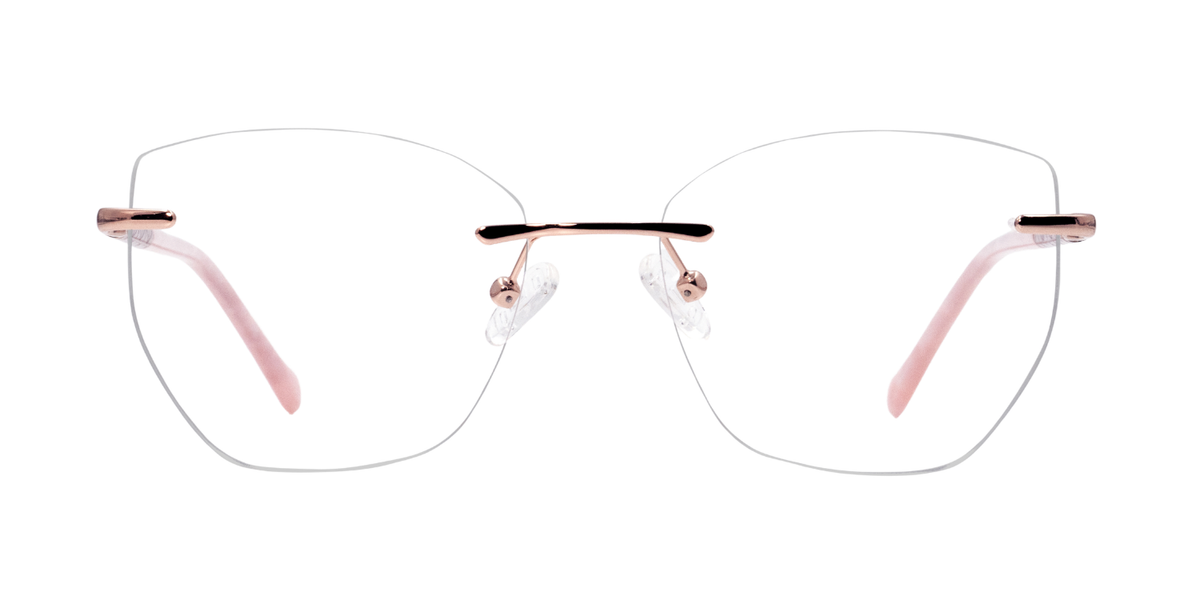 Rimless Cat Eye Premium Eyeglasses