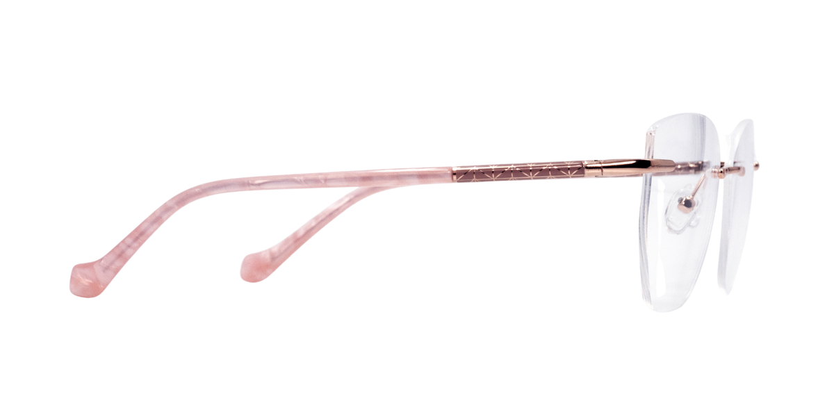 Rimless Cat Eye Premium Eyeglasses