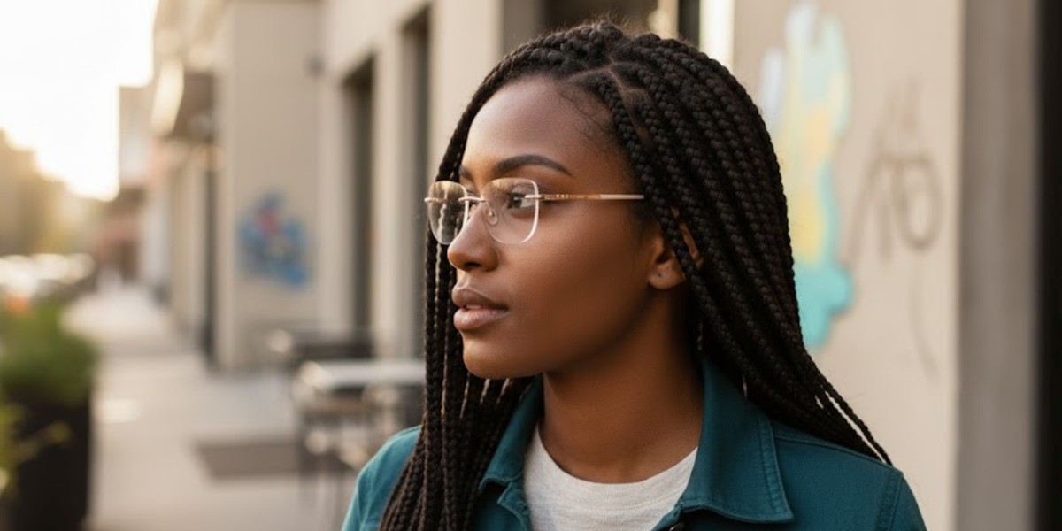 Rimless Cat Eye Premium Eyeglasses