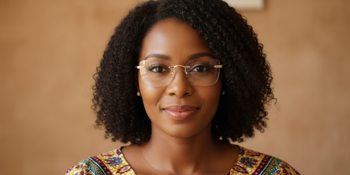 Rimless Cat Eye Premium Eyeglasses