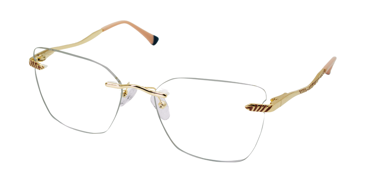 Rimless Cat Eye Premium Eyeglasses