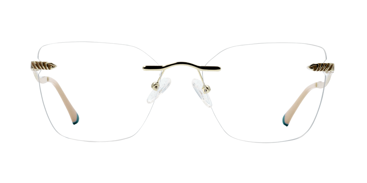Rimless Cat Eye Premium Eyeglasses