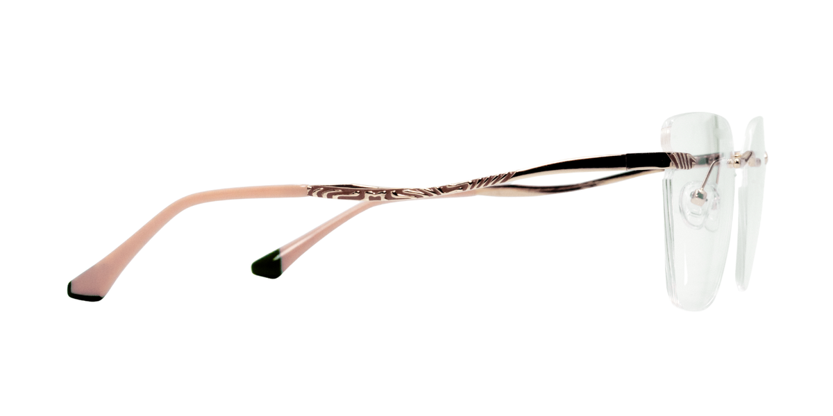 Rimless Cat Eye Premium Eyeglasses