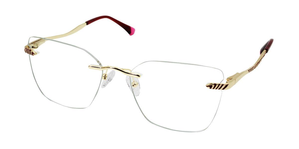 Rimless Cat Eye Premium Eyeglasses