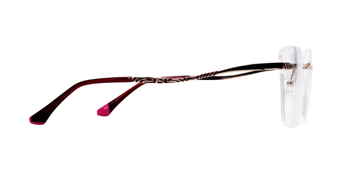 Rimless Cat Eye Premium Eyeglasses