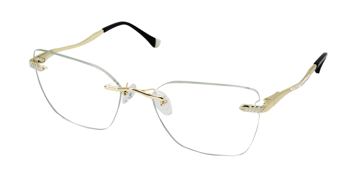 Rimless Cat Eye Premium Eyeglasses