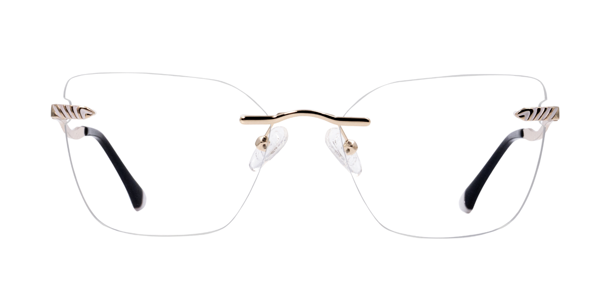 Rimless Cat Eye Premium Eyeglasses